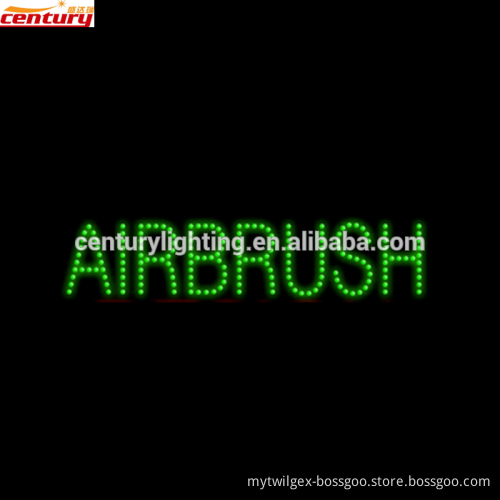 wholesale china factory price AIRBRUSH animated led sign